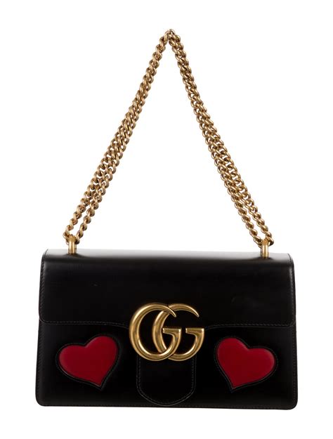 gucci marmont heart backpack|Gucci Marmont shoulder bag red.